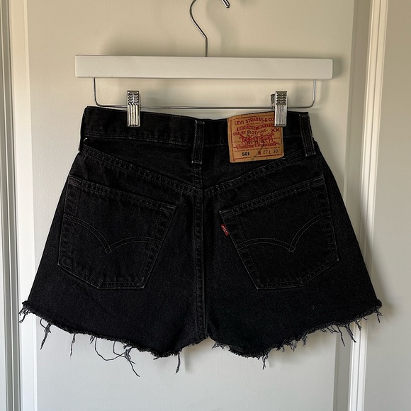Levi's Pants - Levi’s Vintage 501 high waisted black cut off shorts